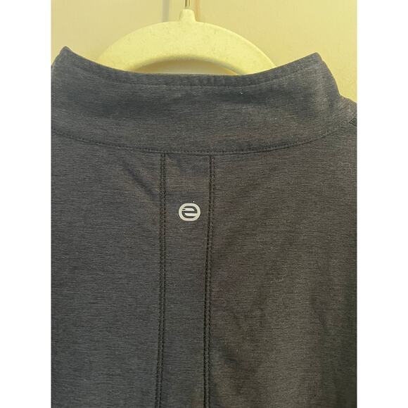 Etonic 3/4 Zip Jacket in Black Mock Neck Longer in the Back Womens L - Picture 5 of 8